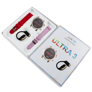 Orologio Smart Android ACE-40 <span class=keywords><strong>2</strong></span> in 1 con Auricolari ULTRA <span class=keywords><strong>3</strong></span> 2025, Smartwatch da Uomo 5G, Ultima Moda 2026 - Product Image 2