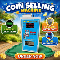 Facture personnalisée Distributeur automatique de changement de billets de banque Paiement par carte Changeur de jetons de pièces Petite machine d'échange de devises