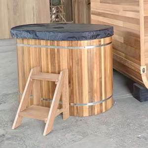 Nouvelle Arrivée Bain de Glace en Bois pour la Récupération Physique, Piscine Froide pour 2 Personnes avec Refroidisseur d'Eau - Product Image 2