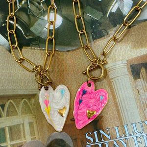 <span class=keywords><strong>BD</strong></span>-B6918 amitié mode collier bijoux pour soeurs O/T fermoir chaîne collier plaqué or coeur collier ins chaud - Product Image 2