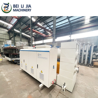 Extrudeuse à double vis conique contrepoussée pour PVC, machine d'extrusion de tuyaux, rapport L/D 34:1, marque Beilijia