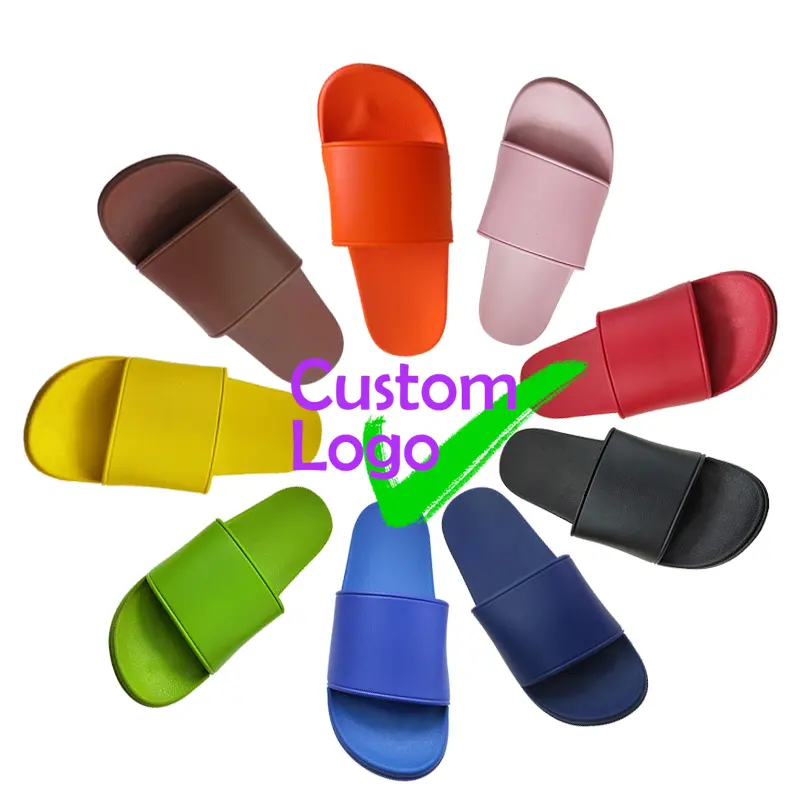 8180 Gents Slipper Mens And Woman Bathe Indoor Palm For Guys Jelly Slippers Pvc Sandals Brown Women Custom Logo Slides 2020
