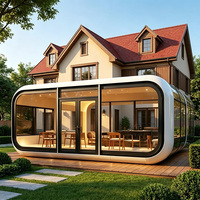 Rumah Kabin Minimalis Apple, Ruang Hidup Modern yang Dapat Dipindahkan dengan Furnitur Terintegrasi untuk Gaya Hidup Minimalis