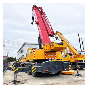 Grúa Móvil Usada SANY STC1000 de 100 Toneladas con Dirección <span class=keywords><strong>en</strong></span> Todas las Ruedas - Sistema Hidráulico Inteligente, Pluma de 75M para Construcción de Puentes - Product Image 3