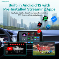 Ottocast Boîtier AI 3-en-1 Adaptateur sans fil CarPlay Android Auto 2+16G BT5.4 Garantie 1 an pour voitures universelles Vente en gros pour concessionnaires