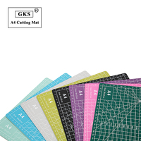 Tapis de découpe A4 auto-cicatrisant en PVC, antidérapant, multifonctionnel, avec marquage d'échelle, pour protéger le bureau lors de la découpe du papier