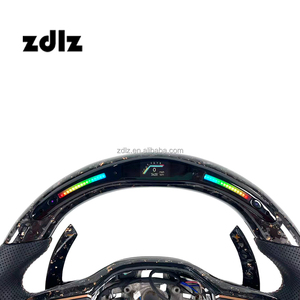 Volante de Fibra de Carbono Forjado LED Personalizado para SEAT Cupra <span class=keywords><strong>Leon</strong></span> X 1 FR MQB EVO PQ - Product Image 4