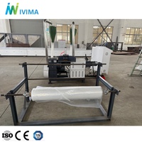 Machine de granulation de films plastiques IVIMA avec moteur et PLC pour le recyclage de films PE/PVC/PET 380V