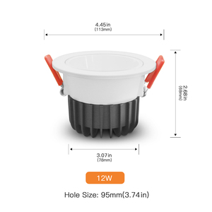 ไฟดาวน์ไลท์ LED แบบฝัง 2.4G RF Zigbee RGB CCT 6W 12W IP54 สมาร์ท รองรับ Amazon <span class=keywords><strong>Echo</strong></span> <span class=keywords><strong>Plus</strong></span> และ SmartThings Hub - Product Image 5