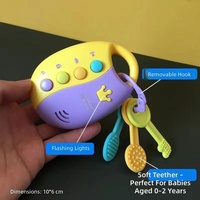 Jouets éducatifs pour la petite enfance, ensemble de jouets musicaux lumineux pour bébés et tout-petits avec sons de voitures réalistes et clés