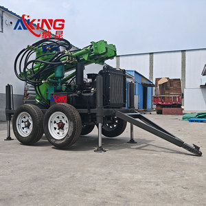 แท่นขุดเจาะบ่อน้ำขนาดเล็กยอดนิยม แท่นขุดเจาะไฮดรอลิกยกสูง 230 เมตร อุปกรณ์ขุดเจาะแบบพกพา - Product Image 5