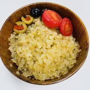 Alimentos orgánicos para diabéticos cocidos instantáneos Arroz Konjac Arroz natural sin grasa con alta fibra Shirataki orgánico