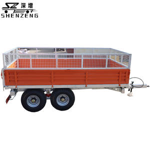 <span class=keywords><strong>Remolque</strong></span> tractor de 4 ruedas de <span class=keywords><strong>doble</strong></span> <span class=keywords><strong>eje</strong></span> de 5 toneladas, remolques usados para tractores agrícolas - Product Image 1