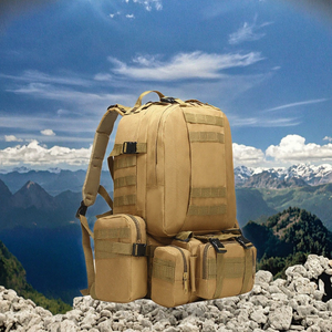 Sac à dos tactique de randonnée en plein air 3D à cadre externe 80L pour l'alpinisme, le camping, la randonnée et les voyages - Product Image 3