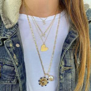 قلادة أكوامارين على شكل بحري ، زركونيا مكعبة بيضاء وأسود ، قلادة نسائية من الفضة - Product Image 2