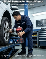 Paket Baterai Pengganti Lithium Ion 4Ah Kompatibel dengan Bor Tanpa Kabel 14.4V Alat Tenaga Li-ion Baterai Isi Ulang