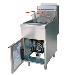 เครื่องทอดแก๊สธรรมชาติเชิงพาณิชย์ขนาด 50 ปอนด์ กำลังไฟ 30,000 BTU/H พร้อมหัวเตา 4 หัว - Product Image 4