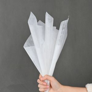 36pcs/bag Waterproof Milk Cotton <b>Paper</b> Pull-Out <b>Floral</b> <b>Wrapping</b> Non-Woven Lining Wholesale Flower-<b>Wrapping</b> Tissue Solid Colors - Product Image 1