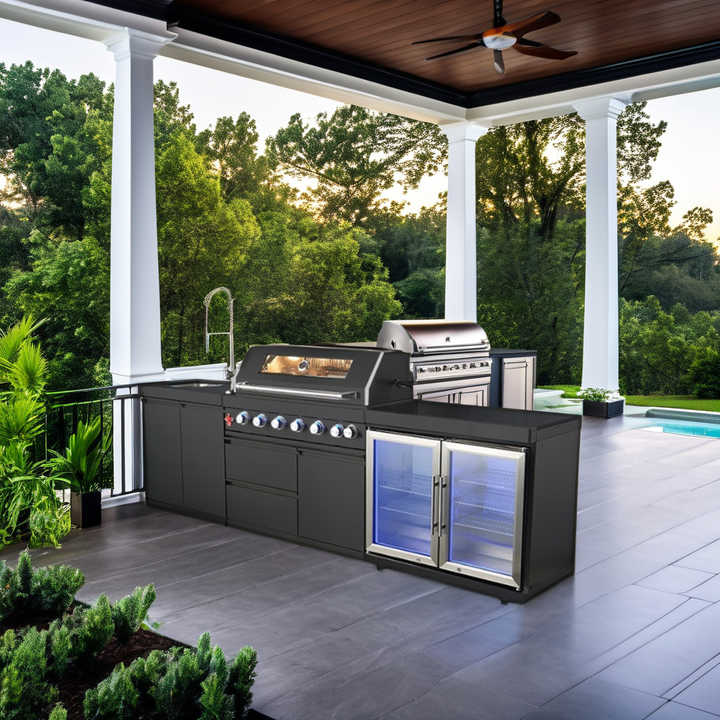 Luxury Designs Furniture Modular Set Island Bbq Stainless Steel Outdoor