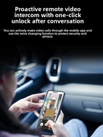 Cerradura Inteligente Lenovo A5PLUS con Reconocimiento Facial y de Venas de la Palma, Almacenamiento en la Nube, Compatible con Puertas de Madera - Versión con Contraseña Electrónica