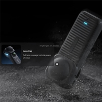 Caméra sportive Inst360 X4 4K Go Pro CMOS avec enregistrement sur MicroSD, kit multi-vues pour moto, Wi-Fi, étanche 10m, grand angle 180°