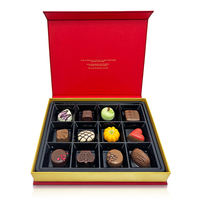 Barquette carrée en blister biodégradable de qualité alimentaire PET personnalisable et recyclable pour chocolaterie, insert pour viande et fruits