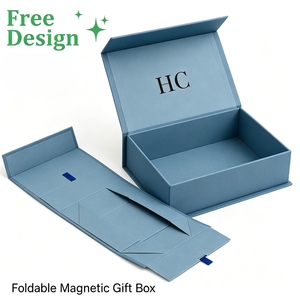 Boîte cadeau magnétique de style livre, emballage en papier de luxe, impression personnalisée, écologique, fabricant direct d'usine, vente en gros - Product Image 1