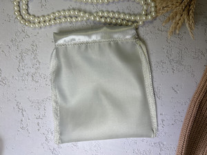 Pochette transparente personnalisée en velours/satin gaufré recyclable avec cordon de serrage pour bijoux, cadeaux, perruques, protection anti-poussière, mèches de cheveux et articles ménagers - Product Image 6