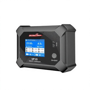 Chargeur d'équilibrage double canal AC/DC UP10 AC100W DC200W 10A 1-6S avec port XT60 et boîtier ABS pour jouets RC - Product Image 1
