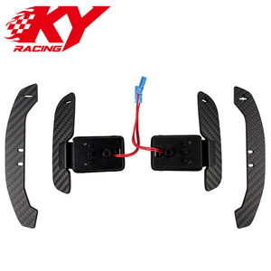 แป้นเปลี่ยนเกียร์คาร์บอนไฟเบอร์แบบแม่เหล็ก สำหรับ BMW G20 G21 G22 G28 G30 G31 G32 G38 G42 G80 G82 G87 M340i M2 M3 M4 M8 X3 X5 - Product Image 1