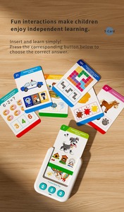 Nouvelle machine d'apprentissage de la langue <span class=keywords><strong>russe</strong></span> avec cartes flash, insérateur de cartes Little Teacher, machine d'éducation précoce, jouet <span class=keywords><strong>audio</strong></span> pour enfants. - Product Image 4