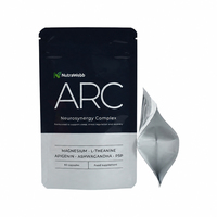 Sachets Mylar personnalisés à surface brillante en matériau de qualité alimentaire avec fermeture éclair réutilisable pour capsules de compléments alimentaires