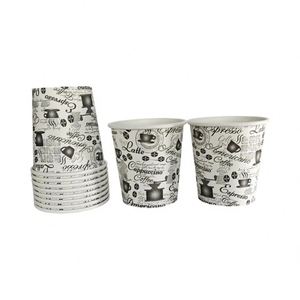 Gobelet en carton biodégradable durable de 170 g/m², 2,5 oz, à paroi simple, pour boissons froides, 50 pièces par sac avec logo imprimé - Product Image 5