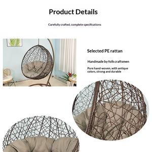 Fauteuil suspendu en rotin style tendance YT, balançoires de patio pour balcon, maison, loisirs en plein air, fauteuil œuf, fabrication directe d'usine - Product Image 5