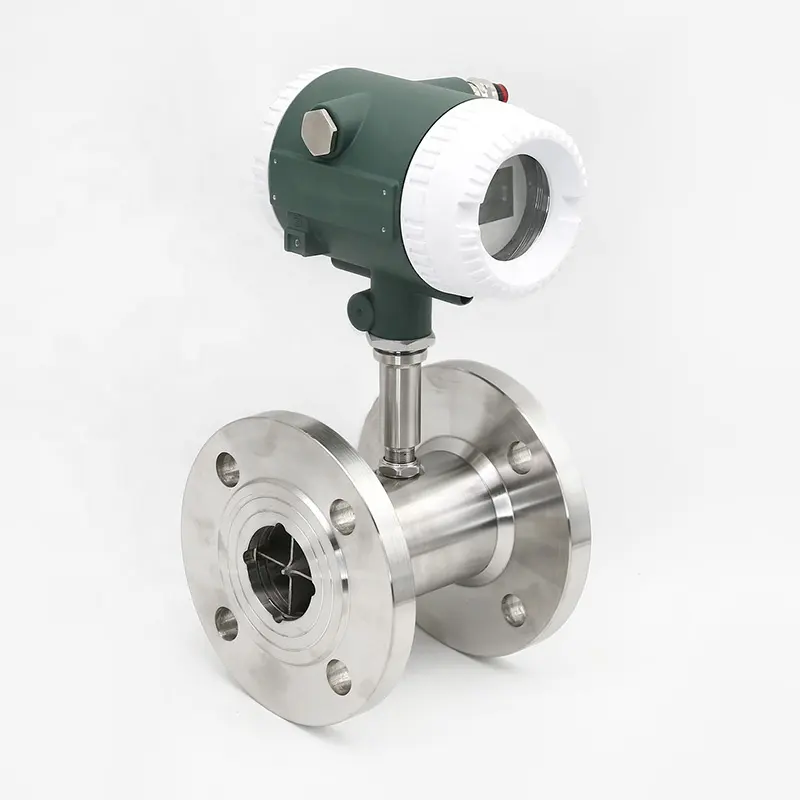 KUNKE 4-20mA DN25 output convenient installation turbine flow meter flowmeter with high precision
