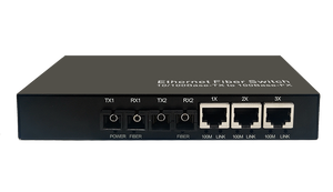 Convertidor de Fibra Óptica OEM y ODM de Fábrica, 2 Fibra + 3 RJ45 SC 10/100M, Transceptor Óptico, Switch Ethernet, Convertidor de Fibra Óptica Dual - Product Image 2