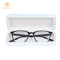 Étui à lunettes de soleil en métal brillant de luxe, boîte à lunettes personnalisée de couleur vive pour le rangement en voyage