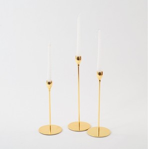 Wholesale Christmas Home Decor <strong>Brass</strong> <strong>Candlesticks</strong> and Metal Candle Holders in Bulk Gold/Rose Gold Luxury Style - Product Image 5