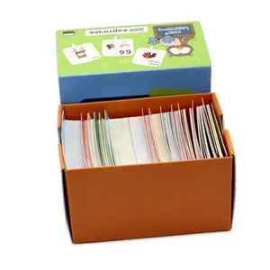 Tùy Chỉnh Ngôn Ngữ Học Tập Màu Sắc Hình Dạng Số Nhận thức Động Vật Bảng Chữ Cái Điều Dưỡng Giáo Dục Thẻ Deck Tùy Chỉnh Thẻ Flash Cho Trẻ Em - Product Image 3