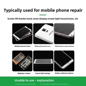 CP-0001 CP-0002 Colle de scellement rapide pour cadre d'écran de téléphone portable, tube noir et blanc - Product Image 6