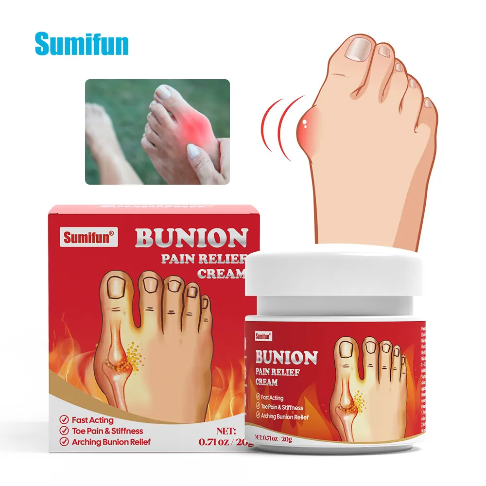Sumifun 10g tıbbi gut merhem eklemler için ağrı kesici parmak Bunion ayak analjezik krem