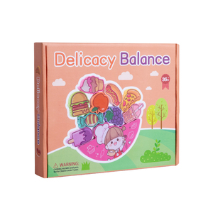 Wooden Food Balance Stacking Building Blocks Game Montessori Fine Motor Skills Educational Toy for Toddlers Early Learning - Product Image 6