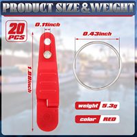 Clips de pêche pour downrigger, planer board, kite, pêche en haute mer, clip de dégagement rapide à forte tension