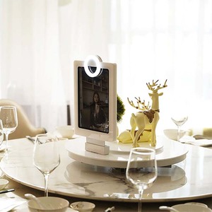 2025ขายดีโต๊ะ iPad บูธถ่ายภาพสำหรับงานแต่งงานโลโก้กำหนดเองเคสเที่ยวบินน้ำหนัก15กก. แต่งภาพฟรี - Product Image 2