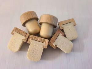 Tianleicork Thẳng Rượu Vang Chai Nút Chai Tổng Hợp Nút Chai Gỗ Cắm Cho Niêm Phong Bia Rượu Vang Chai Nắp Chai Nắp Chai Đóng Cửa - Product Image 3