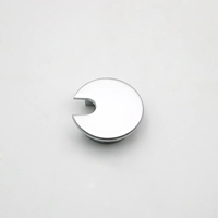 Passe-câble de bureau rond en ABS 35mm 50mm à fermeture douce pour meubles de maison et de bureau