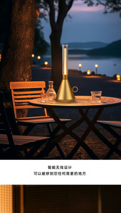 Cross-border Minimalist Rechargeable Touch <b>Table</b> <b>Lamp</b> Portable Outdoor Camping Light Handheld Ambient <b>Lamp</b> for Bar Restaurant De - Product Image 2