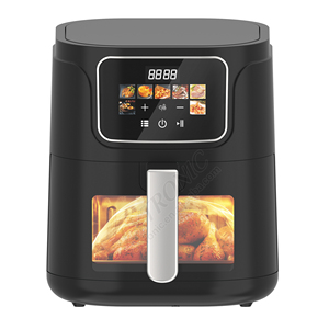 Friteuse à air chaud 4L 6L 8L avec écran LCD et cuisson rapide intelligente sans huile – Meilleure vente 2024 - Product Image 1