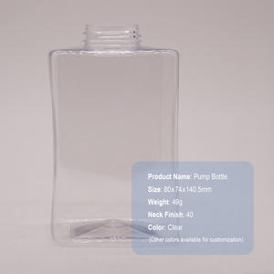 Bouteille de lavage corporel plate en plastique PET de haute qualité avec pompe pulvérisatrice 300ml/500ml – Fabricant, Vente en gros, Personnalisation OEM ODM, Marque privée - Product Image 4