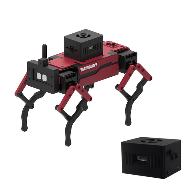Tscinbuny AI Quadruped Robot Dog with Camera, High-Torque Servo, Embodied Intelligence STEM Kit